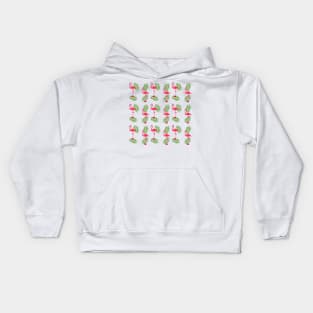 Flemingo Pattern Kids Hoodie